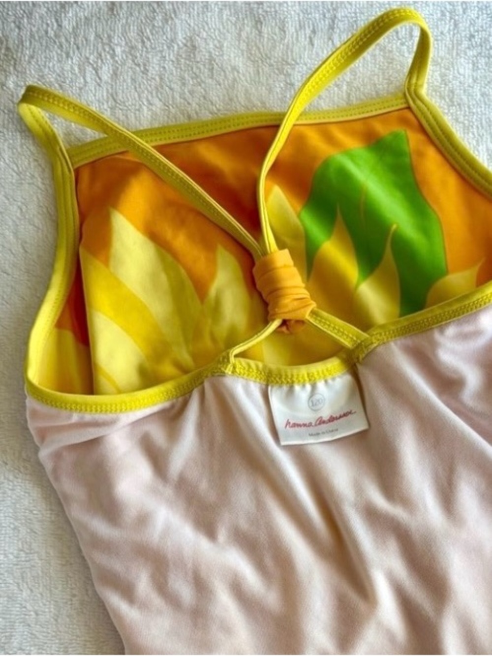 Hanna Andersson Sunflower One‑Piece Swimsuit — Size 120 cm (6–7Y) - Picture 14 of 15